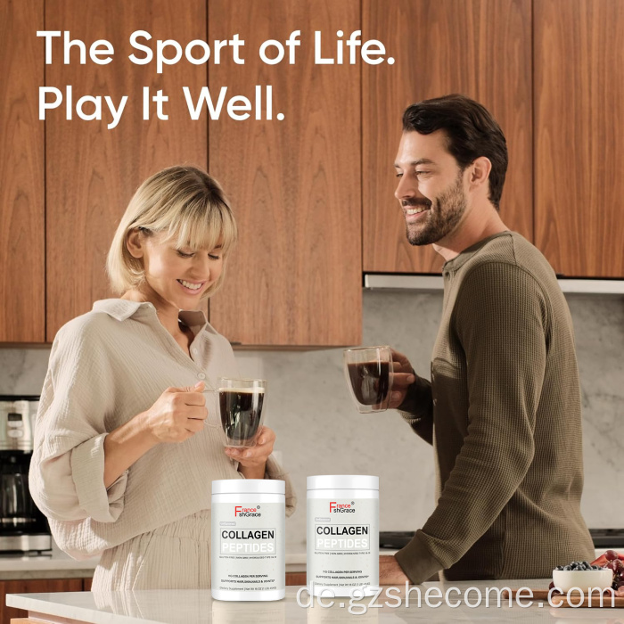 Shecome Collagen Peptides Powder Haar Haut Gelenke Unterstützung